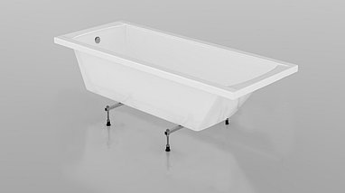 Акриловая ванна "Нимфей" 170*70 на ножках с экраном, фото 3