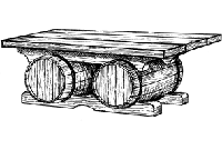 Стол-бочка №6