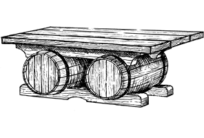 Стол-бочка №6