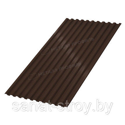 Профилированный лист С-21x1000-A (VikingMP-01-8017-0,45) RAL 8017 Коричневый шоколад, фото 2