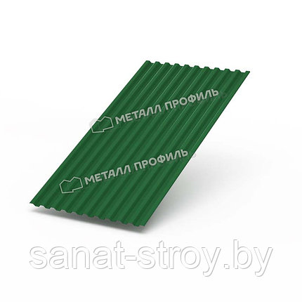 Профилированный лист С-21x1000-A NormanMP (ПЭ-01-6002-0,5) RAL 6002 Зеленый лист, фото 2