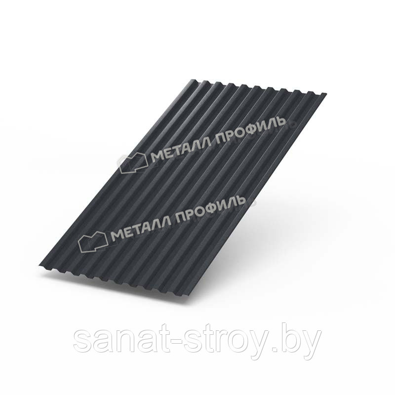 Профилированный лист С-21x1000-A NormanMP (ПЭ-01-7024-0,5) RAL 7024 Серый графит