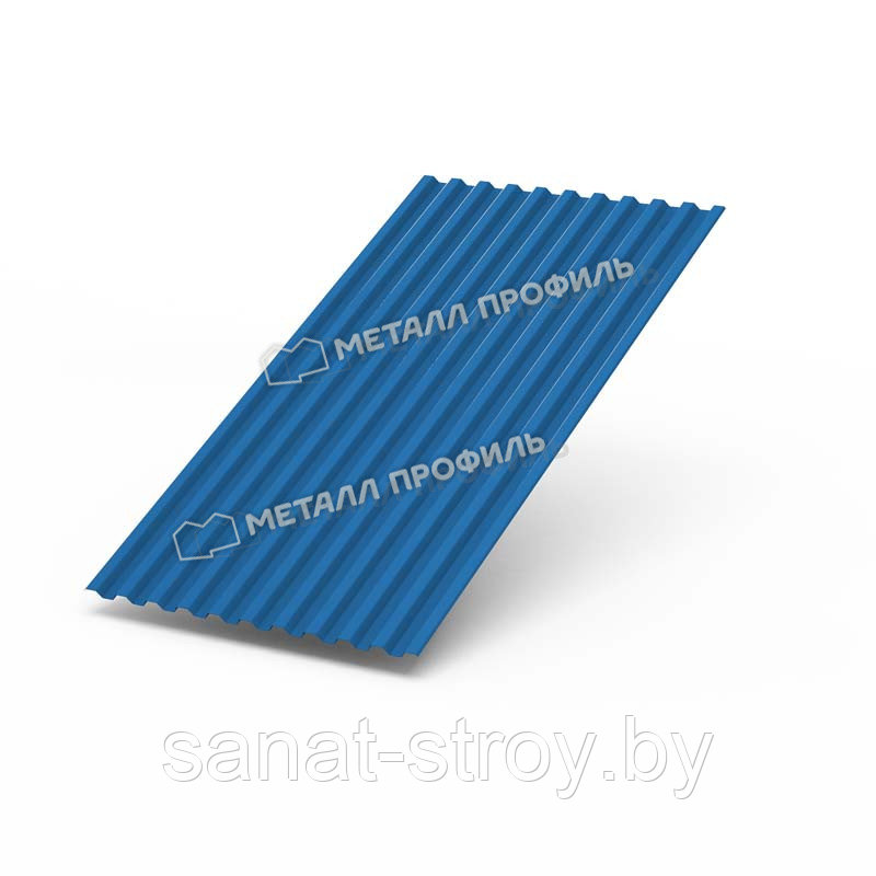 Профилированный лист С-21x1000-A NormanMP (ПЭ-01-5015-0,5) RAL 5015 Синее небо - фото 1 - id-p146438097