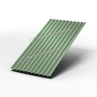 Профилированный лист С-21x1000-A NormanMP (ПЭ-01-6019-0,5) RAL 6019 Зеленая пастель