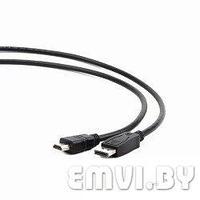 Кабель Кабель DisplayPort Gembird/Cablexpert , 1м, 20M/20M, черный, экран, пакет(CC-DP-1M)[CC-DP-1M]