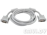 Кабель Кабель DVI-D single link Gembird, 3м, 19M/19M экран, феррит.кольца, пакет CC-DVI-10[CC-DVI-10]