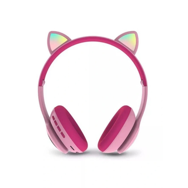 Наушники беспроводные кошачьи уши Cat Ear CT-66 ассорти - фото 7 - id-p146448135