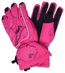 Перчатки лыжные женские T4Z11 /4F, Польша, розовые, Thinsulate/