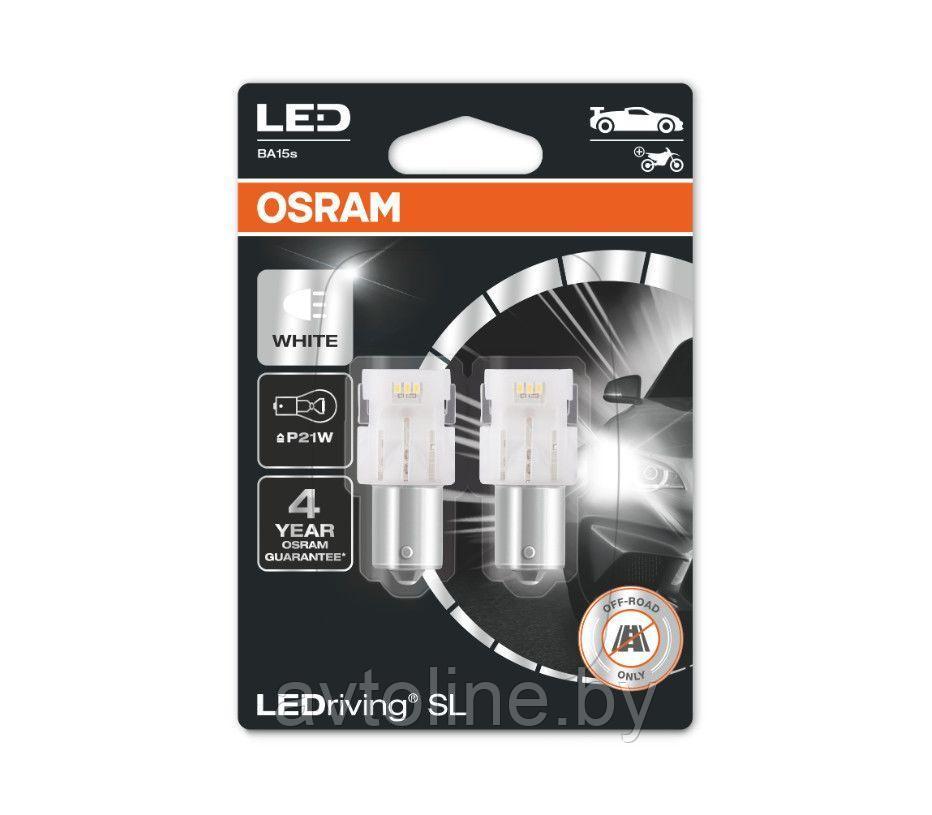Лампа светодиодная P21W Osram LEDriving SL 12V 6000K 7506DWP-02B