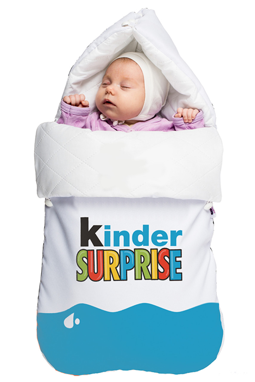 Демисезонный конверт для новорожденного «Киндер-сюрприз для мальчиков» - фото 1 - id-p146465249