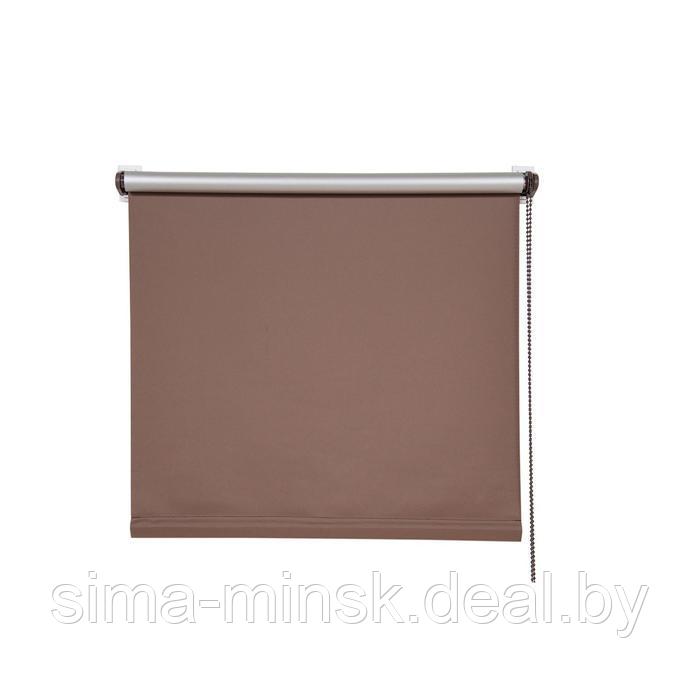 Рулонная штора «Блэкаут BASIС», 45 х 160 см, цвет орех - фото 1 - id-p146469377