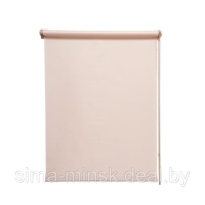 Рулонная штора «Кавандоли», 45 х 160 см, цвет персиковый джут - фото 1 - id-p146469383