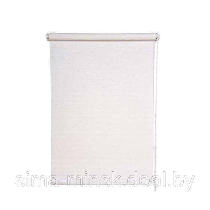 Рулонная штора «Натур», размер 50 х 160 см, цвет молочно-белый - фото 1 - id-p146469391