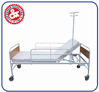 Кровать медицинская больничная КРМК2-Б-СК-СТ с матрацем МВ2 (кровать для лежачих больных)