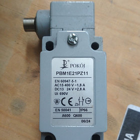 Концевой выключатель POKÓJ PBM1E21PZ11 (Концевой выключатель; толкатель Ø10мм; NO + NC; 10А; макс.240ВAC)