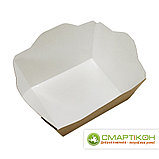 Бумажный контейнер с пластиковой крышкой 350 мл 50 шт Цену уточняйте у менеджеров!, фото 2