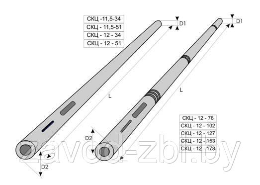 Стойки CКЦ12-34с L-12 метров железобетонные центрифугированные конические L-12 м - фото 1 - id-p146517669
