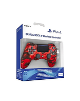 Геймпад Sony DualShock 4 Wireless Controller Красный Камуфляж (PS4/PS5) [CUH-ZCT2E] v2 Оригинал
