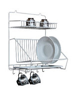 Подставка д/сушки посуды комбинированная ПС-3(п/п) 408*270*517