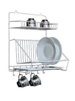 Подставка д/сушки посуды комбинированная ПС-3(п/п) 408*270*517