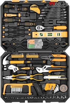 Слесарный набор инструментов в чемодане DEKO DKMT168 168 предметов [065-0220]