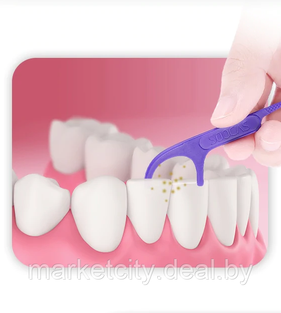 Зубная нить Xiaomi Mijia 50шт.Daily Tooth Cleaning Professional Dental Floss Testing Food Grade Fast Ship D1 - фото 5 - id-p146521433