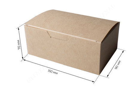 Упаковка для куриных крыльев и наггетсов «Pure Craft» ECO FAST FOOD BOX - фото 3 - id-p146521439