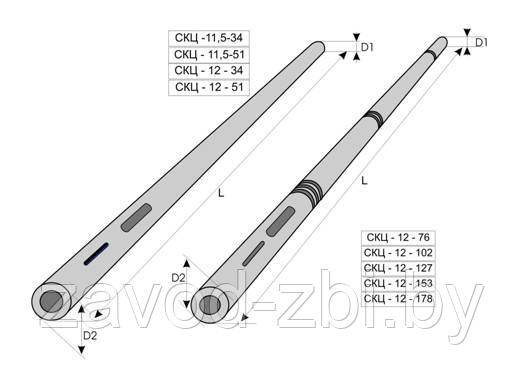 Стойки CКЦ12-10с  L-12 метров  железобетонные центрифугированные конические L-12 м