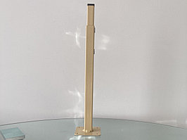 Ножки телескопические (опора регулируемая) для мебели 370-550 мм (28/22 мм), цвет бежевый