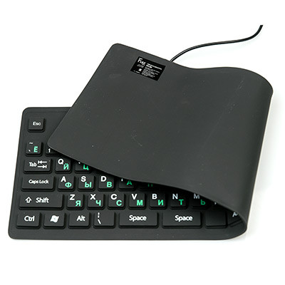 Гибкая силиконовая клавиатура Dialog KFX-05U - фото 3 - id-p146533926