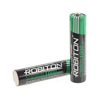 Аккумулятор ROBITON 1000NZAAA-2, Ni-Zn, AAA, 1000мВтч, 550мАч, 1.6 В, BL2