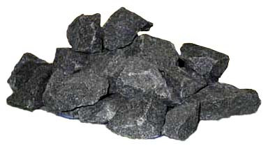 Камни для бани "Габбро-диабаз" колотый/ 20 кг - фото 1 - id-p146547199