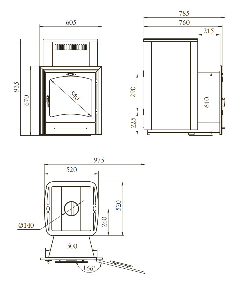 Печь банная Термофор (TMF) Калина Carbon БСЭ антрацит НВ ПРА - фото 2 - id-p146550341