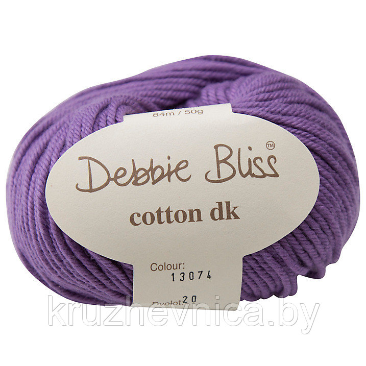 Пряжа Debbie Bliss Cotton DK Цвет: 74 Mallow (100% Хлопок, 84м/50г) - фото 2 - id-p12163492