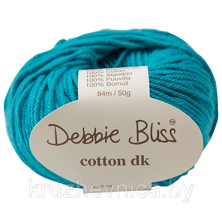Пряжа Debbie Bliss Cotton DK Цвет: 76 Marine (100% Хлопок, 84м/50г) - фото 2 - id-p12163499
