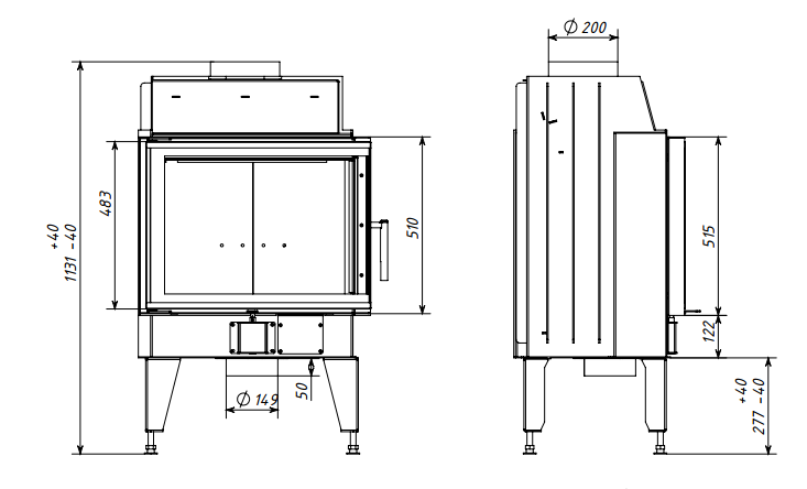 Топка Феникс 2-R ТКТ-10.0-02 (Мета-Бел) - фото 10 - id-p146548593