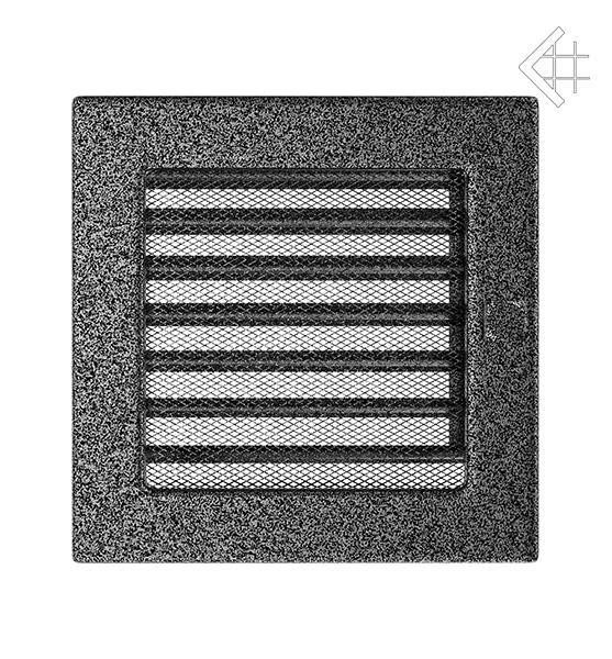 Вентиляционная решетка черно-серебряная (окрашенная) Kratki - фото 2 - id-p146549753