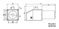 Пеллетная горелка Pellas X REVO 150