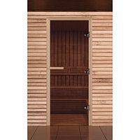 Стеклянная дверь для бани и сауны EcoDoors 700x1900
