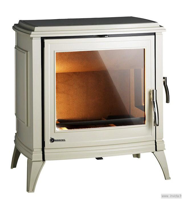 Чугунная печь Invicta Sedan 15 (L) бежевая эмаль, фото 1
