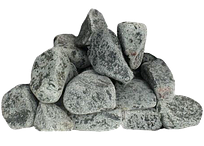 Камни для бани "Габбро-диабаз" обвалованный/ 20 кг