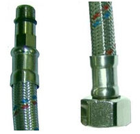 Шланг водопроводный гибкий ШВГ-ШК М10х1 (тифлос).