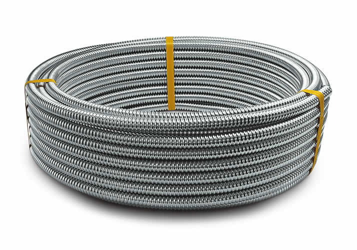 Труба гофр. из нерж. стали SS304 Stahlmann IWS 25А, неотожженная (Бухты ...