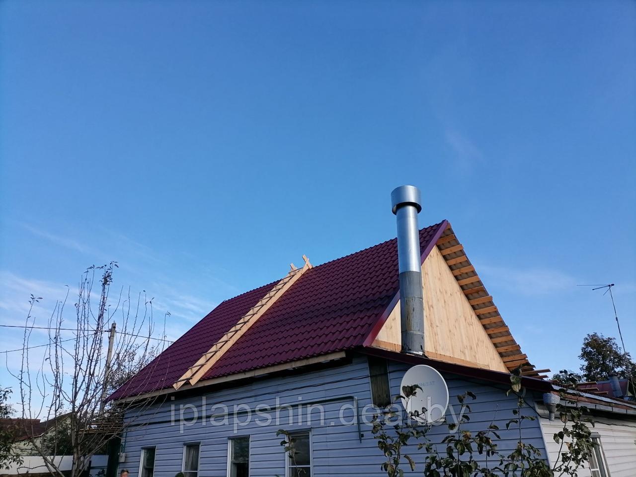Перекрываем крышу частного дома металлочерепицей - фото 10 - id-p146555823