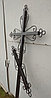 Крест металлический ритуальный тип 5 труба 40х40мм, фото 2