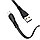 Зарядный USB дата кабель HOCO X40 MicroUSB, 2.4A, 1м, плоский, черный 555849, фото 2