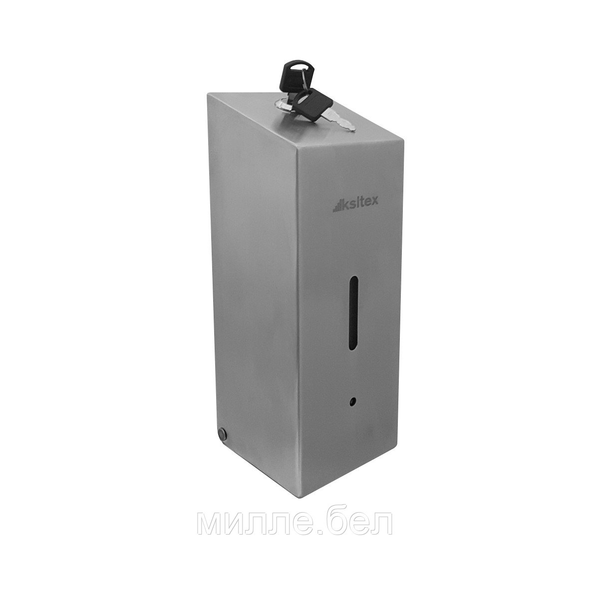 Дозатор для мыла жидкого сенсорный Ksitex ASD-800M, антивандальный (800 мл) матовый - фото 1 - id-p146570366