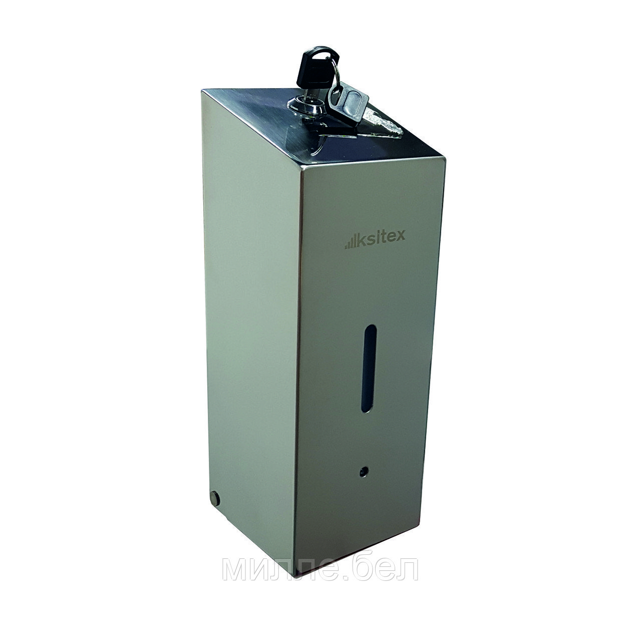 Дозатор для мыла жидкого сенсорный Ksitex ASD-800S, антивандальный (800 мл) глянцевый - фото 1 - id-p146570367