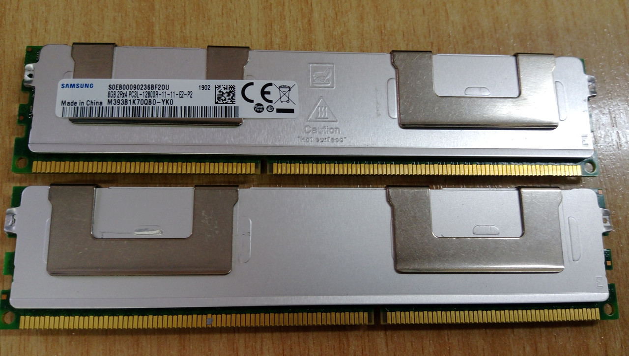 M393B1K70QB0-YK0 Оперативная серверная память Samsung DDR3 8GB 2Rx4 1600Mhz ECC REG