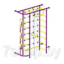 Шведская стенка "Пионер 9" пурпурно/жёлтый